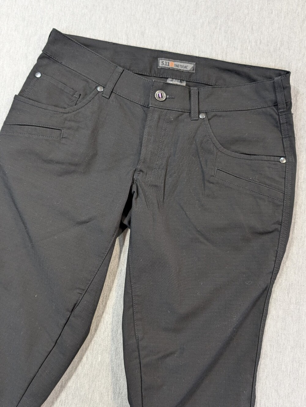 5.11 Tactical Cirrus Pants Women's 8 Black Utility Straight Leg